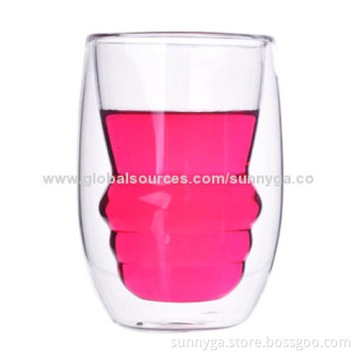Borosilicate Double Wall Glass Tumbler, Suitable for Tea, Coffee or BeerNew